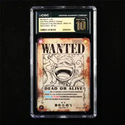 CGC 10 PRISTINE 2024 One Piece CHN Monkey D. Luffy OP05-119 SEC-SP Ver. - Image 1