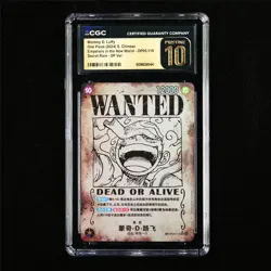 CGC 10 PRISTINE 2024 One Piece CHN Monkey D. Luffy OP05-119 SEC-SP Ver. - Image 2