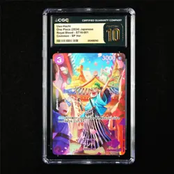 CGC 10 Pristine 2024 One Piece JPN Uso-Hachi ST18-001 Common-SP Ver. - Image 1