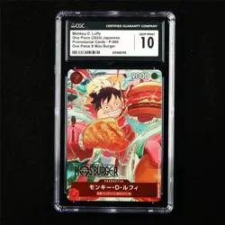 CGC 10 GEM MINT 2024 One Piece JPN Monkey D. Luffy P-080 P - Image 1