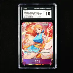 CGC 10 GEM MINT 2025 One Piece JPN O-Nami ST18-002 C - Image 1