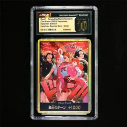 CGC 10 PRISTINE 2025 One Piece JPN Don!! Robin/Uta/Nami/Hancock (GOLD) - Image 1