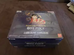 One Piece Romance Dawn OP-01 ENGLISH VERSION Booster Box Sealed White Bottom - Image 2