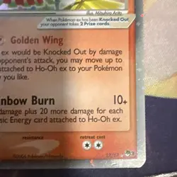 Ho-Oh ex (Holo) 017/017 POP Series 3 Holo Foil Pokemon TCG Card - Image 3