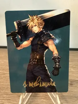 Cloud Ex-SOLDIER Art Card 50/53 Signature Art Series: FINAL FANTASY Gold Stamped - Image 1