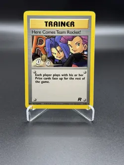 Pokemon TCG Team Rocket Trainer Full 9 Card Non-Holo Set WOTC - Image 1