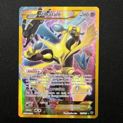 Alakazam EX (Secret, #125/124) - Holofoil XY - Fates Collide Pokemon Card - LP+ - Image 1