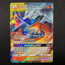 🔥🐉 Reshiram & Charizard GX 20/214 - SM Unbroken Bonds Pokemon Cards TCG - LP+ - Image 1