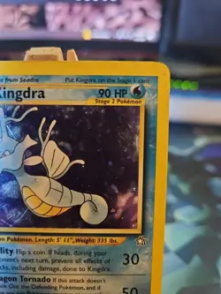 Pokemon Kingdra Neo Genesis TCG Holo Card 8/111 Unlimited Rare LP Condition - Image 3