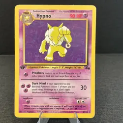 Hypno 23/62 1st Edition Fossil Rare Non-Holo Vintage Pokemon TCG Card - Image 1