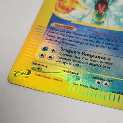Pokemon Gyarados TCG Card 11/144 Skyridge Reverse Holo 2003 - Image 4