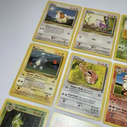 Lot Of 15 Vintage WOTC Base Set 2 Pokemon TCG Cards Common Uncommon 2000 Nintend - Image 2