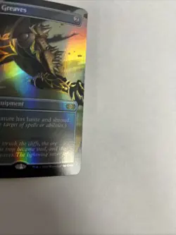 Lightning Greaves Borderless Foil Double Masters Card #360 MTG LP - Image 2