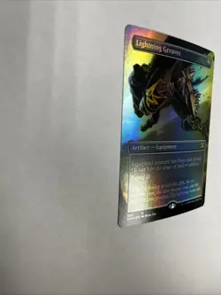 Lightning Greaves Borderless Foil Double Masters Card #360 MTG LP - Image 5