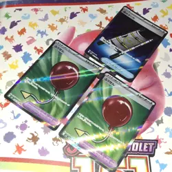 Pokemon TCG M1L Mega Brave 4 Item SR Full Art Card Lot Japanese - Image 4
