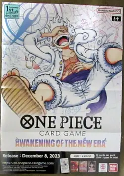 One Piece Card Game Awakening of the New Era Exclusive Poster - Image 1