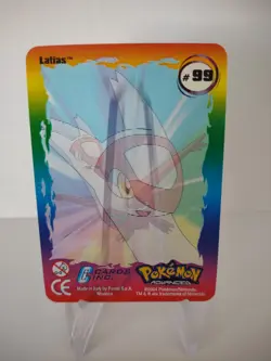 Pokemon Advanced 2004 Panini Lenticular Action Card #99 Latias - Image 2