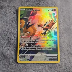 Pokemon TCG Galarian Zapdos SWSH283 Holo Promo Card NM Condition - Image 1