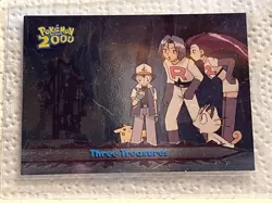 Pokemon 2000 Movie Animation Edition - Holo Foil card 52 Three Treasures - Image 1