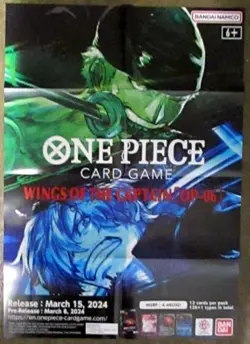 One Piece Card Game Wings of the Captain [OP-06] Exclusive Poster - Image 1
