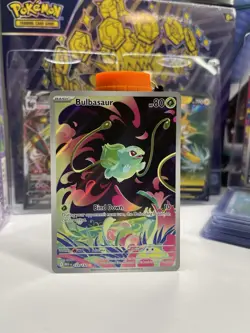 Bulbasaur 133/132 English Mega Evolution Full Art Pokemon Card Mint Condition - Image 1