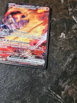 Pokemon TCG Team Rockets Moltres EX Holo Card 229/182 Sir Destined Rivals NM - Image 3