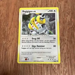 Regigigas DP40 Holo Pokemon Promo Card Diamond & Pearl LP/NM - Image 1