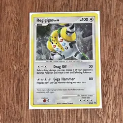 Regigigas DP40 Holo Pokemon Promo Card Diamond & Pearl LP/NM - Image 4
