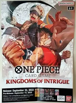 One Piece Card Game Kingdoms of Intrigue Exclusive Poster - Image 1