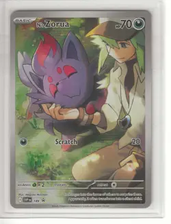 N's Zorua 189 Sv: Scarlet & Violet Promo Cards Holo Pokemon TCG - Image 1