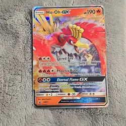 Pokemon TCG Ho-Oh GX Sun & Moon SM57 Black Star Promo Holo Card - Image 1