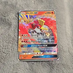 Pokemon TCG Ho-Oh GX Sun & Moon SM57 Black Star Promo Holo Card - Image 2