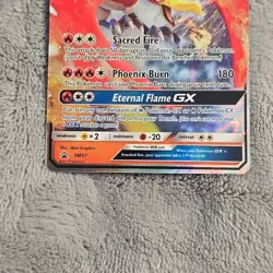 Pokemon TCG Ho-Oh GX Sun & Moon SM57 Black Star Promo Holo Card - Image 4