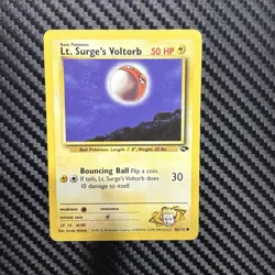 Lt Surge’s Voltorb 86/132 Pokemon TCG Pokemon Card (MYREF#6) - Image 1