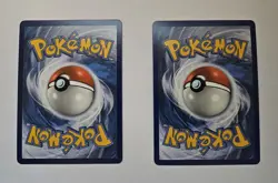 Meowth VMAX SWSH005 and Meowth V SWSH004 Black Star Promo Cards NM Condition - Image 2