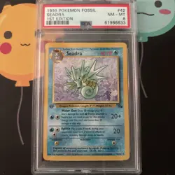 Pokemon TCG Seadra Fossil, 1st Edition Uncommon Card 42/62 - Image 1