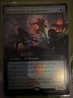 Champions of the Perfect (Extended Art) Lorwyn Eclipsed Foil Magic MTG Near Mint - Image 1