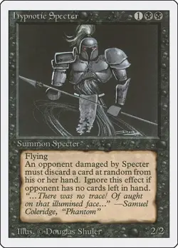 Magic the Gathering ~ MTG ~ 1x Hypnotic Specter ~ REVISED - Image 2
