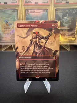 Aggravated Assault (Anime Borderless) Wilds of Eldraine: Enchanting Tales... - Image 1