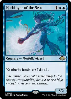 MTG Harbinger of the Seas Normal NM MH3 R 63 - Image 1