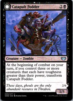 Catapult Fodder U Innistrad: Crimson Vow 99 NM NM-LP - Image 1