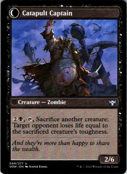 Catapult Fodder U Innistrad: Crimson Vow 99 NM NM-LP - Image 2