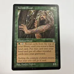 Hermit Druid MP Stronghold MTG English Regular Basic Into Hand Mill Yourself - Image 1