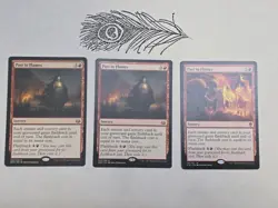Past in Flames X3 Regular Non Foil Mtg Magic The Gathering - Image 1