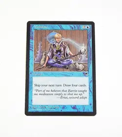 Meditate Magic The Gathering MTG Tempest Nm - Image 1