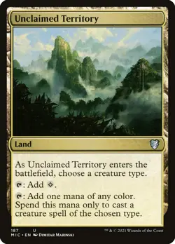MTG Unclaimed Territory ** Midnight Hunt Commander ** English - Image 1