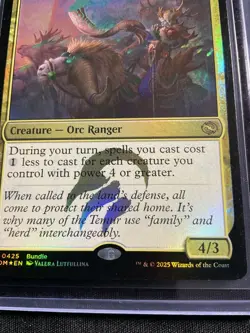 Temur Battlecrier Unique and Miscellaneous Promo Foil NM MTG - Image 3