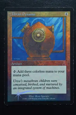 Magic The Gathering MTG THRAN DYNAMO FOIL Urza's Destiny MP Moderately Played - Image 1