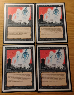 4x Animate Dead MTG Revised Playset - Image 1