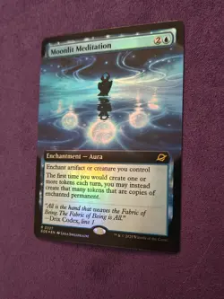 Moonlit Meditation Extended Art #327 Foil NM Edge of Eternities Magic MTG - Image 2